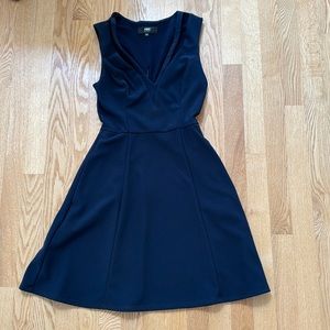 ABS sleeveless navy dress size xs